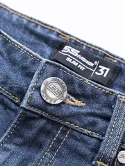 Quần Jean Nam Cotton 5S Fashion Trơn Slimfit QBD23022