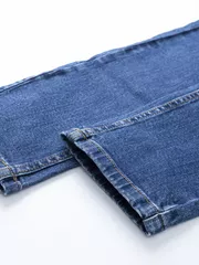 Quần Jean Nam 5S Fashion Màu Xanh Slimfit QBD23021