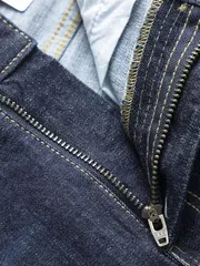 Quần Jean Nam 5S Fashion Cotton Trơn Slimfit QBD23010