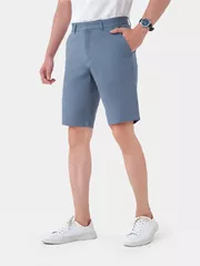 Quần Short Kaki Nam 5S Fashion Cạp Smart-waist Slimfit QSK23029