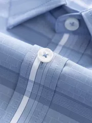 Áo Sơ Mi Nam Tay Dài 5S Fashion Kẻ Dệt Họa Tiết SMD23182