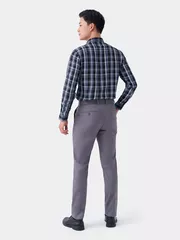 Áo Sơ Mi Nam Tay Dài 5S Fashion Kẻ Caro Regular SMD23204