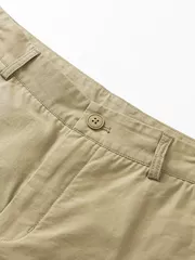 Quần Short Kaki Nam 5S Fashion Trơn Slimfit QSK24004