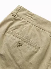 Quần Short Kaki Nam 5S Fashion Trơn Slimfit QSK24004