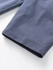 Quần Short Kaki Nam 5S Fashion Trơn Phom Slimfit QSK24020