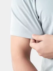 Áo Thun Nam 5S Fashion In Chữ Tay Slimfit ATS24032