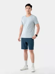 Áo Thun Nam 5S Fashion In Chữ Tay Slimfit ATS24032