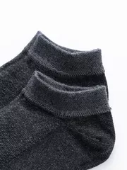 Tất Nam 5S Fashion Cổ Ngắn Chất Modal Trơn Basic TAT23010