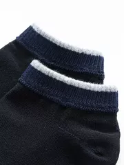 Tất Nam 5S Fashion Cổ Ngắn Dệt Kẻ Modal TAT23012