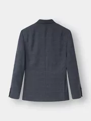 Áo Blazer Nam 5S Fashion Dệt Kẻ Caro Sang Trọng Slimfit ABZ23001