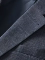 Áo Blazer Nam 5S Fashion Dệt Kẻ Caro Sang Trọng Slimfit ABZ23001