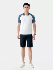 Áo Polo Nam 5S Fashion Tay Raglan Slimfit APC24041