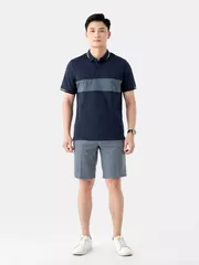 Áo Polo Nam 5S Fashion Họa Tiết Casual Fit APC24044
