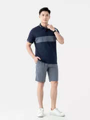 Áo Polo Nam 5S Fashion Họa Tiết Casual Fit APC24044