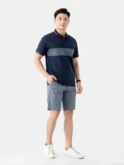 Áo Polo Nam 5S Fashion Họa Tiết Casual Fit APC24044