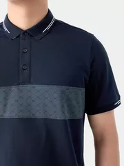 Áo Polo Nam 5S Fashion Họa Tiết Casual Fit APC24044