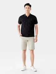 Áo Polo Nam 5S Fashion Họa Tiết In Tràn Slimfit APC24046