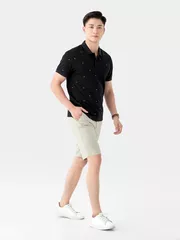 Áo Polo Nam 5S Fashion Họa Tiết In Tràn Slimfit APC24046
