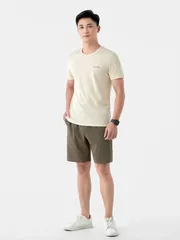Áo Thun Nam Ngắn Tay 5S Fashion Họa Tiết Slimfit ATS24005