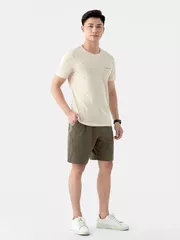 Áo Thun Nam Ngắn Tay 5S Fashion Họa Tiết Slimfit ATS24005