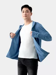 Áo Chống Nắng Nam 5S Fashion Trơn Regular ACN24003