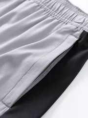 Quần Short Thể Thao Nam Cạp Chun Can Phối Regular QST24001