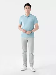 Áo Polo Nam 5S Fashion In Họa Tiết Slimfit APC24051