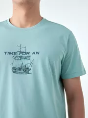 Áo Thun Nam Ngắn Tay 5S Fashion Cotton Casual ATS24026