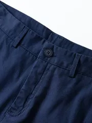 Quần Short Kaki Nam Cotton Trơn Basic Phom Slimfit QSK24021