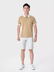 Áo Polo Nam 5S Fashion Can Phối Regular APC24081