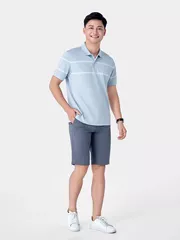 Áo Polo Nam 5S Fashion Họa Tiết Monogram Casual APC24027