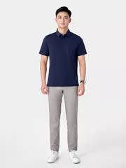 Áo Polo Nam 5S Fashion Dệt Họa Tiết Phom Casual APC24048