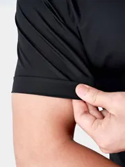 Áo Sơ Mi Nam Ngắn Tay 5S Fashion Màu Đen ASC24006