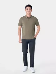 Áo Polo Nam Sport 5S Fashion Phom Classic Dệt Kẻ Ô APC24063