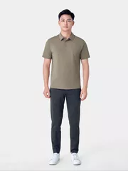 Áo Polo Nam Sport 5S Fashion Phom Classic Dệt Kẻ Ô APC24063