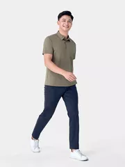 Áo Polo Nam Sport 5S Fashion Phom Classic Dệt Kẻ Ô APC24063