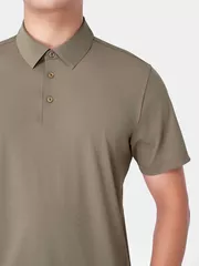 Áo Polo Nam Sport 5S Fashion Phom Classic Dệt Kẻ Ô APC24063