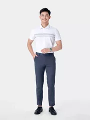 Áo Sơ Mi Nam Ngắn Tay 5S Fashion Kẻ Slimfit ASC24023