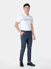 Áo Sơ Mi Nam Ngắn Tay 5S Fashion Kẻ Slimfit ASC24023
