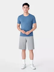 Áo Thun Nam Ngắn Tay 5S Fashion In Họa Tiết Slimfit ATS24158