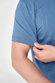 Áo Thun Nam Ngắn Tay 5S Fashion In Họa Tiết Slimfit ATS24158