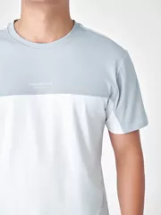 Áo Thun Nam Ngắn Tay 5S Fashion Can Phối Phom Casual ATS24014