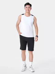 Áo Sát Nách Nam 5S Fashion Can Phối Slimfit ASN24004