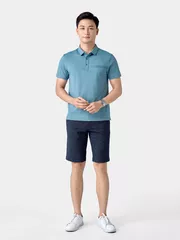 Áo Polo Nam 5S Fashion Thể Thao In Chữ Slimfit APC24082