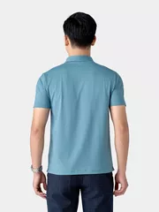 Áo Polo Nam 5S Fashion Thể Thao In Chữ Slimfit APC24082