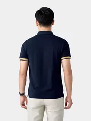 Áo Polo Nam 5S Fashion Can Phối Phom Slimfit APC24058
