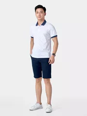 Áo Polo Nam 5S Fashion Họa Tiết Monogram Casual APC24047