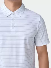 Áo Polo Nam 5S Fashion Dệt Kẻ Phom Regular APC24056