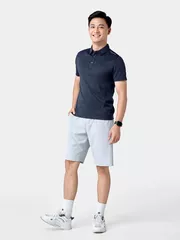 Áo Polo Nam Thể Thao 5S Fashion In Cầu Vai Phom Slimfit APC24017