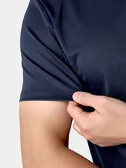 Áo Polo Nam Thể Thao 5S Fashion In Cầu Vai Phom Slimfit APC24017